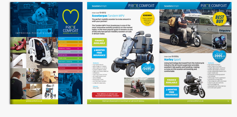 Prime Comfort Product range Brochure